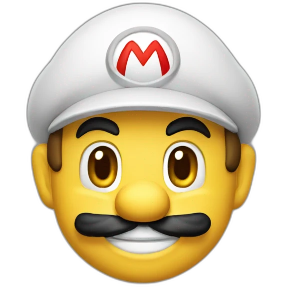 Mario-smile emoji
