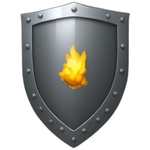 riot wall shield emoji