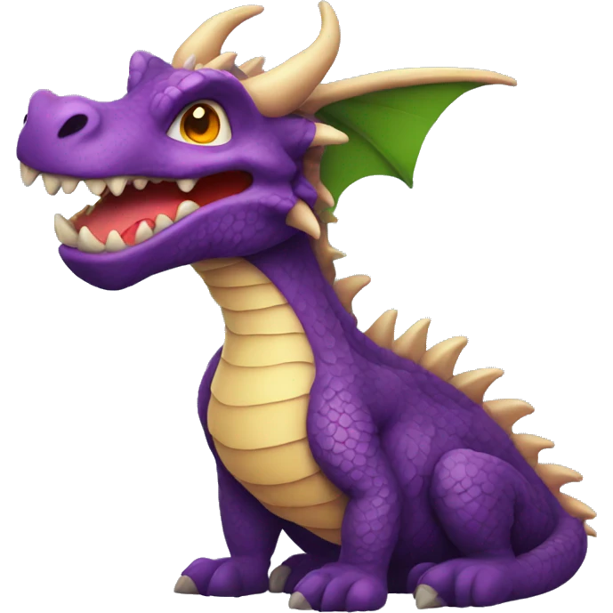 Dragon wearing a choker emoji