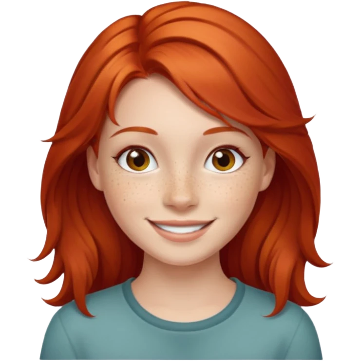 Garota ruiva emoji