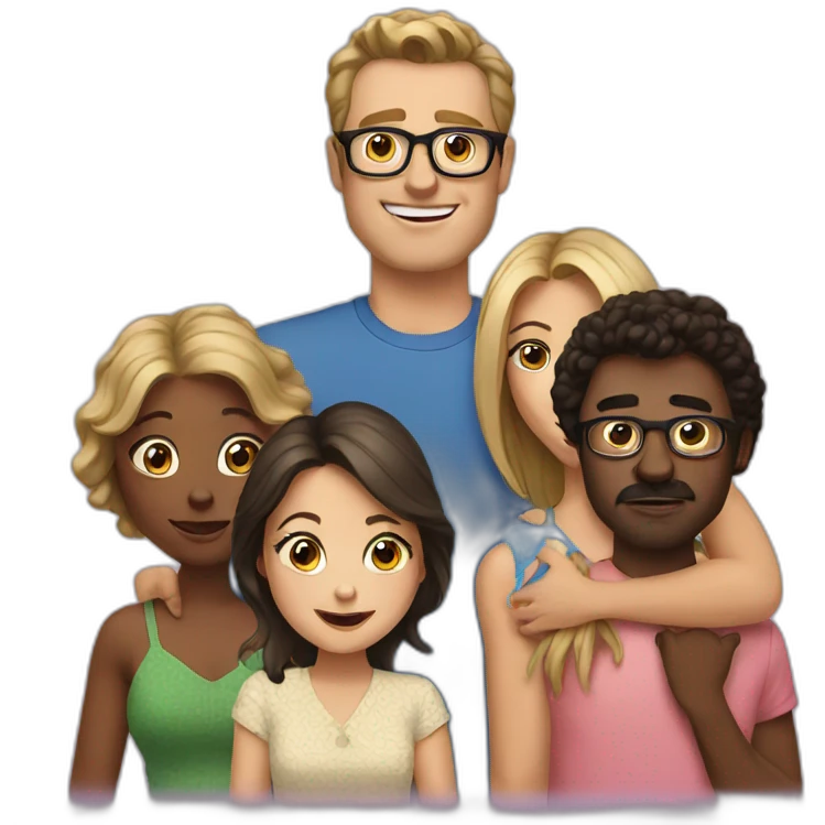 Modern family emoji