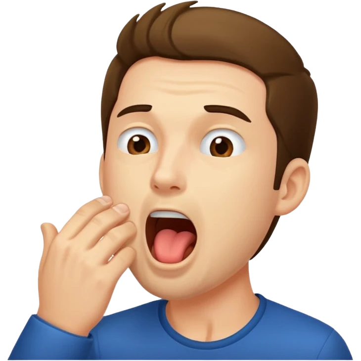 yawning man emoji
