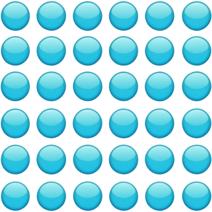 cyan circle emoji