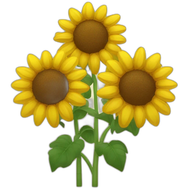 fleur de tournesols emoji
