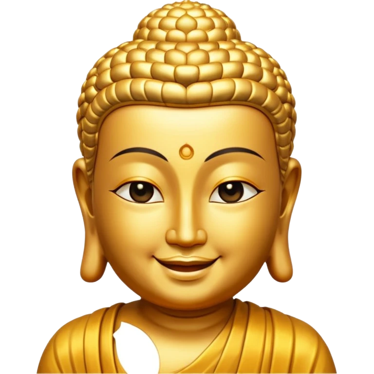 Buddha's smile emoji
