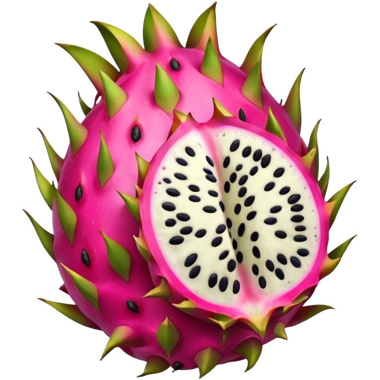 Dragon fruit emoji not spiny  emoji