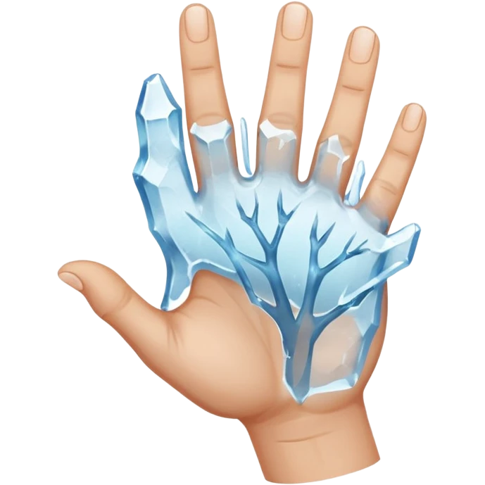 Ice in my veins gesture emoji