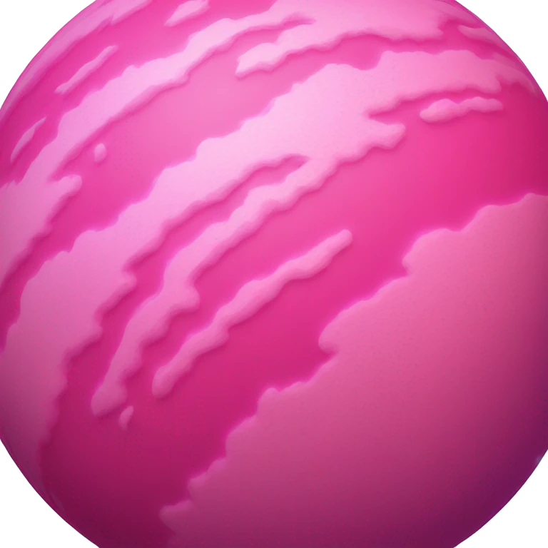 Pink planet emoji