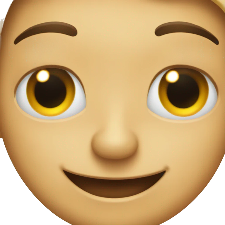 eyes widening a bit with delight, a satisfied smile spreading across your face, and maybe even a playful eyebrow raise. emoji