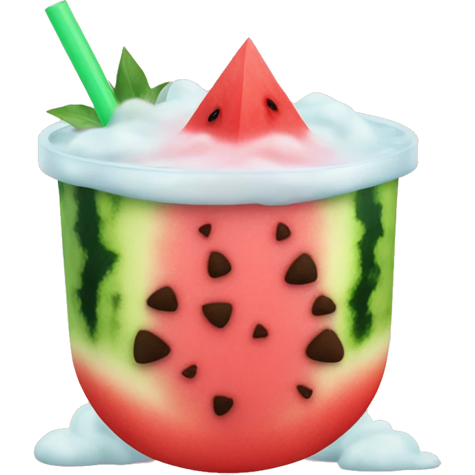 watermelon slushy emoji