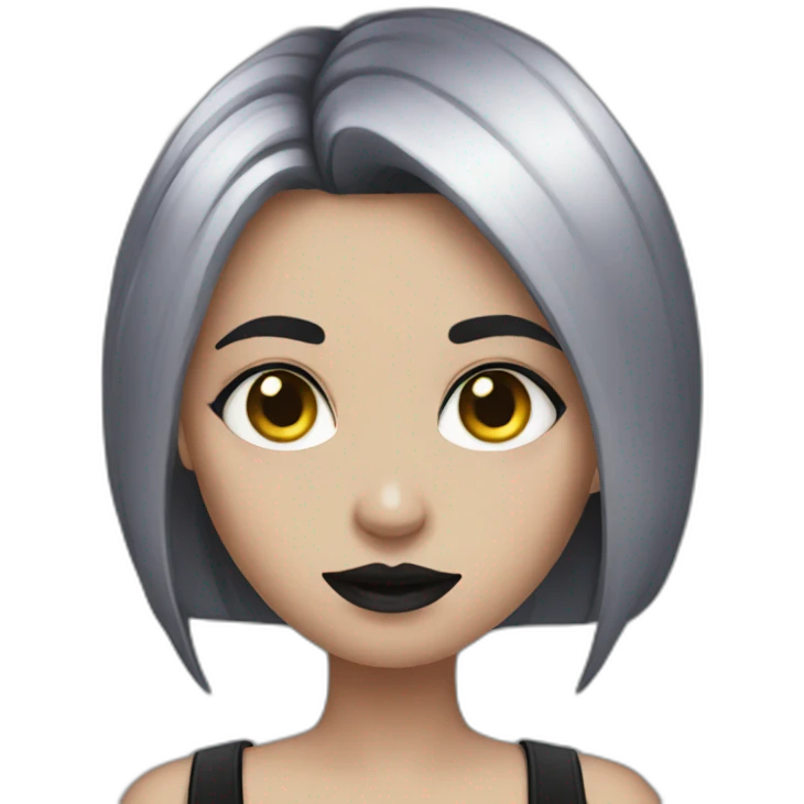 Big goth girl emoji