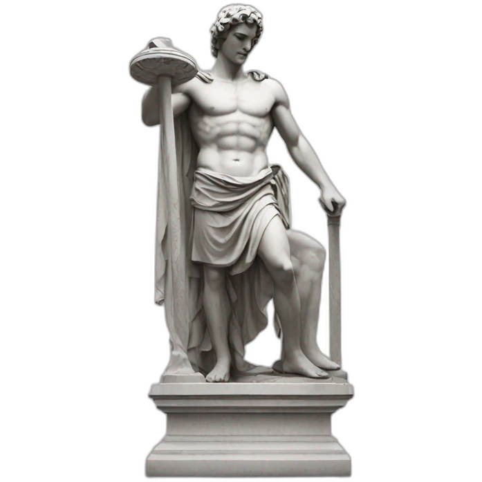 Greek god statue emoji