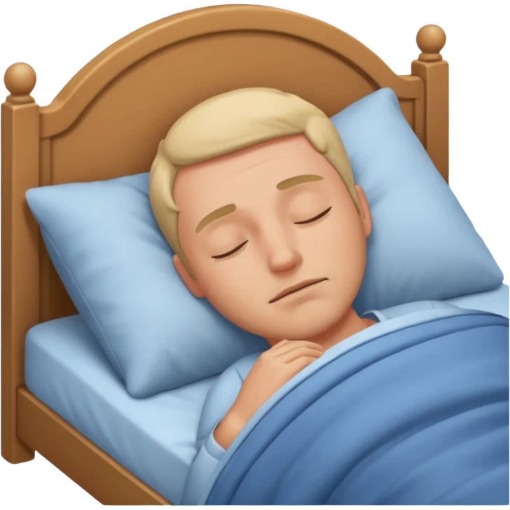 men sleeping in med emoji