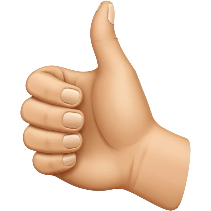 thumbs up hand emoji