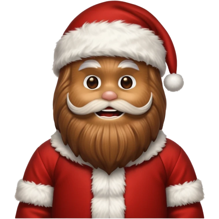 chewbacca santa star wars emoji