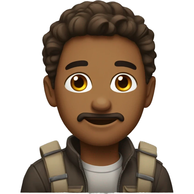 Коричневый пудель emoji