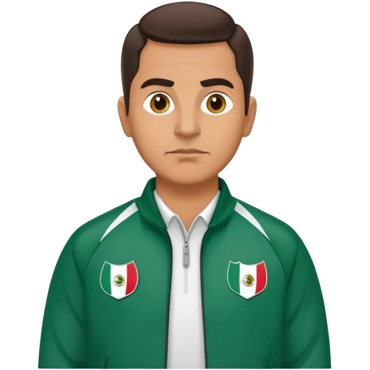 Mexican football coach emoji