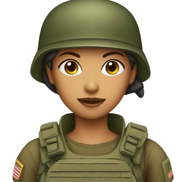 girl soldier  emoji