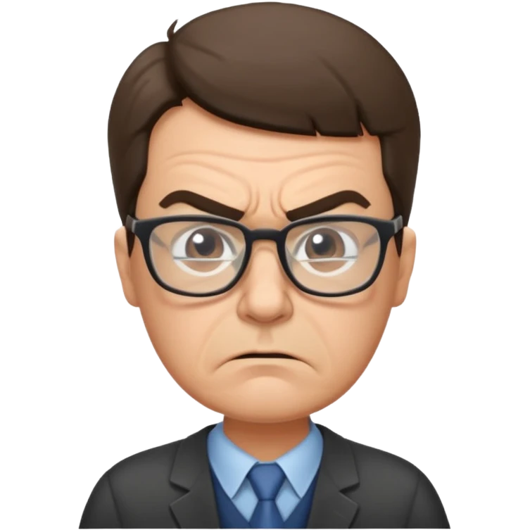 an angry teacher emoji