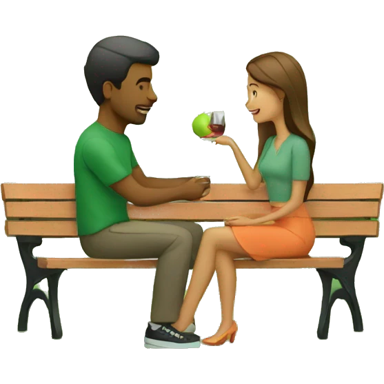 couple date in green park emoji