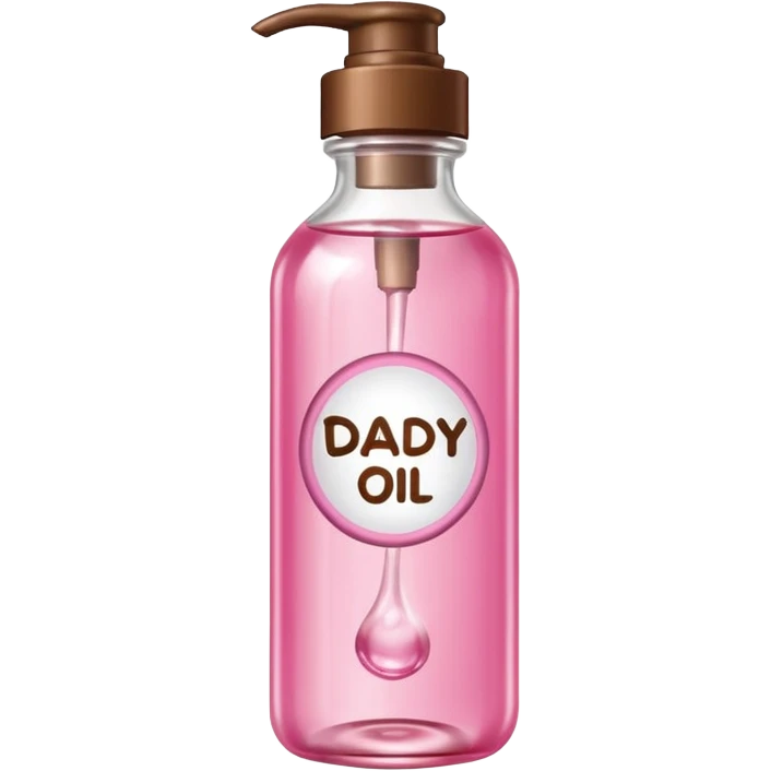 Diddy baby oil make it in the pink and clear bottle of baby oil with diddy oil as the name emoji