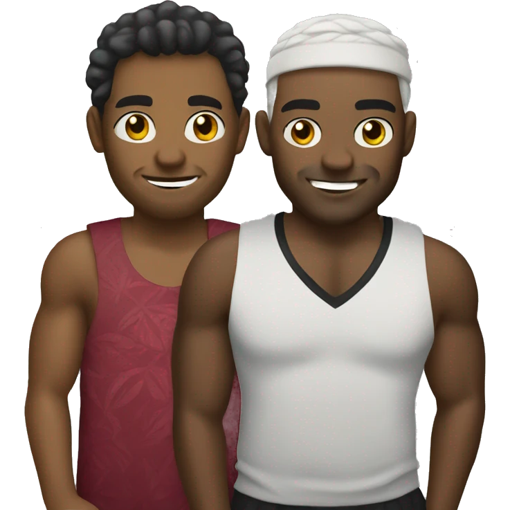 Ruby player with Fijian friend emoji