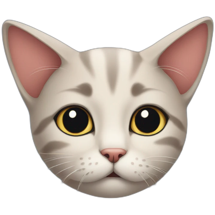 Cat on the Sky sad emoji