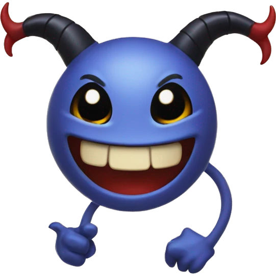 Happy devil emoji
