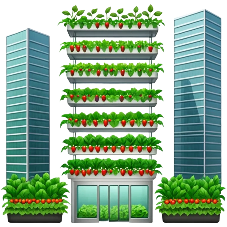 Vertical farms grow fresh produce in urban high-rises
 emoji