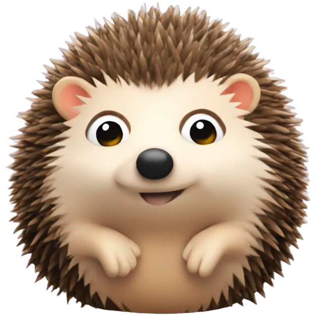 hedgehog stuffed animal  emoji