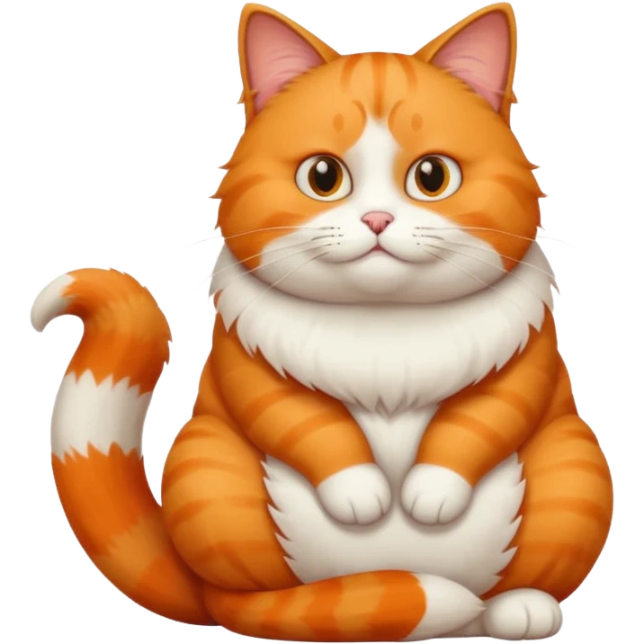 Fat cat emoji