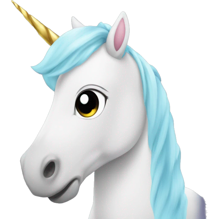 Unicorn with a text tías said “Carla eres fea” emoji