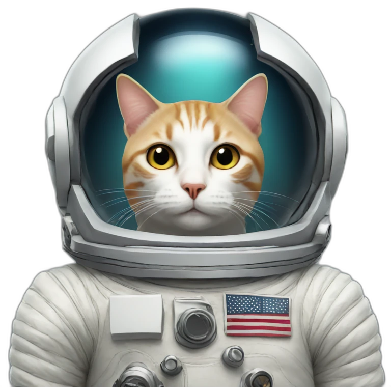 Cat with astronaut helmet emoji