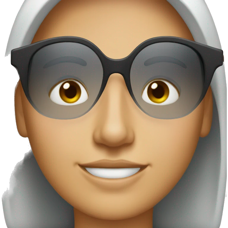 Anne with sunglasses emoji