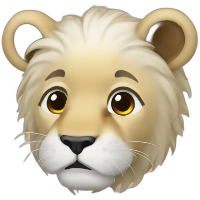 Diaper avec l'image  de lion emoji