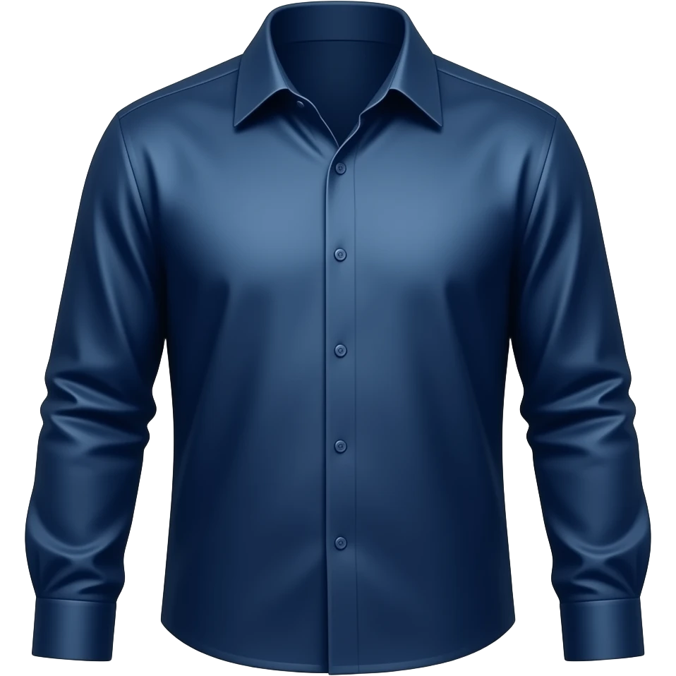 onight out dark blue satin shirt emoji