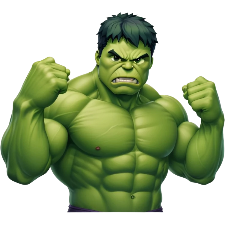 Hulk from Marvel emoji