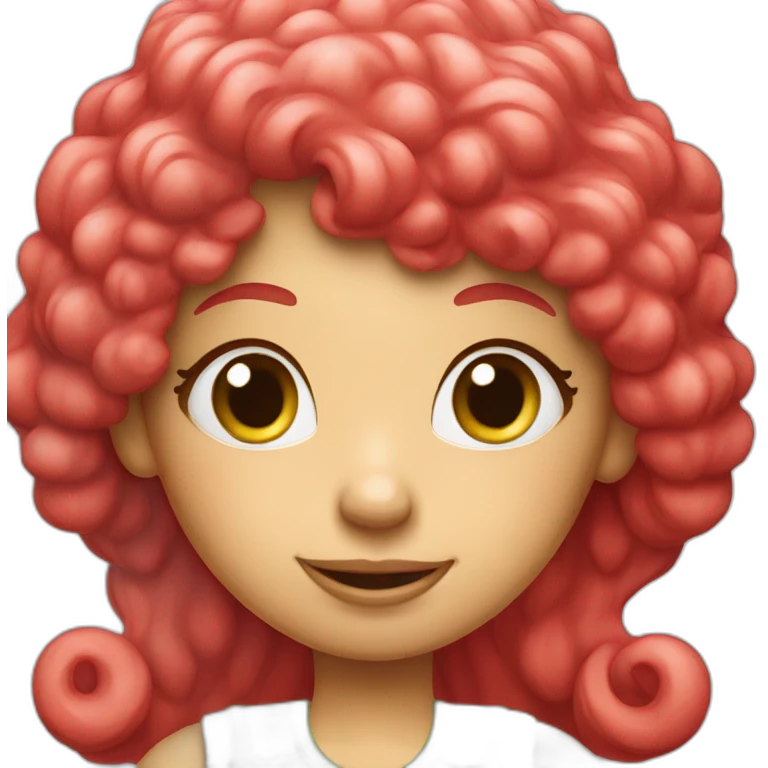 strawberry shortcake ginger cartoon emoji