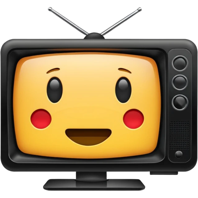 Flat tv emoji