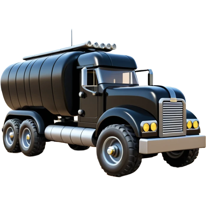 futuristic Venomobile  Lego loosely based on 1956 freightliner semi (flat long straight organically-shaped mechanical roomy interior seating inside the body) stealthy town hot rod desert dirt racing rwd buggy  emoji