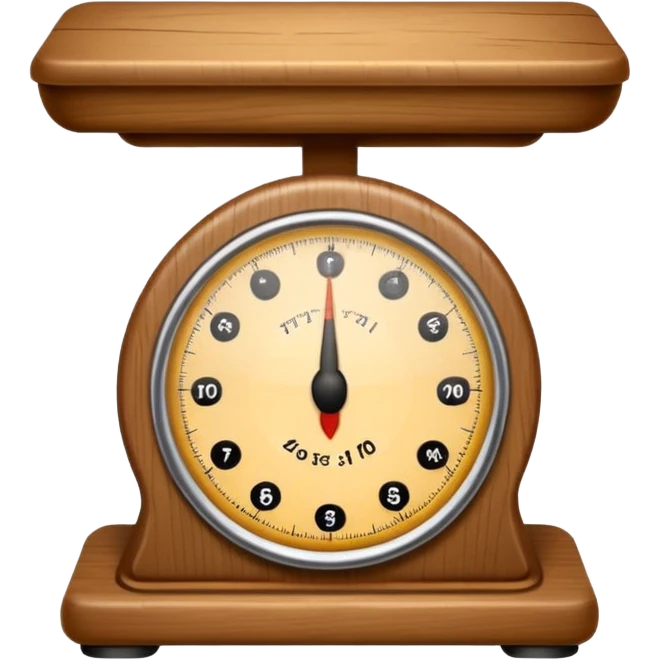 Make a scale in law school emoji symbol in color brown emoji