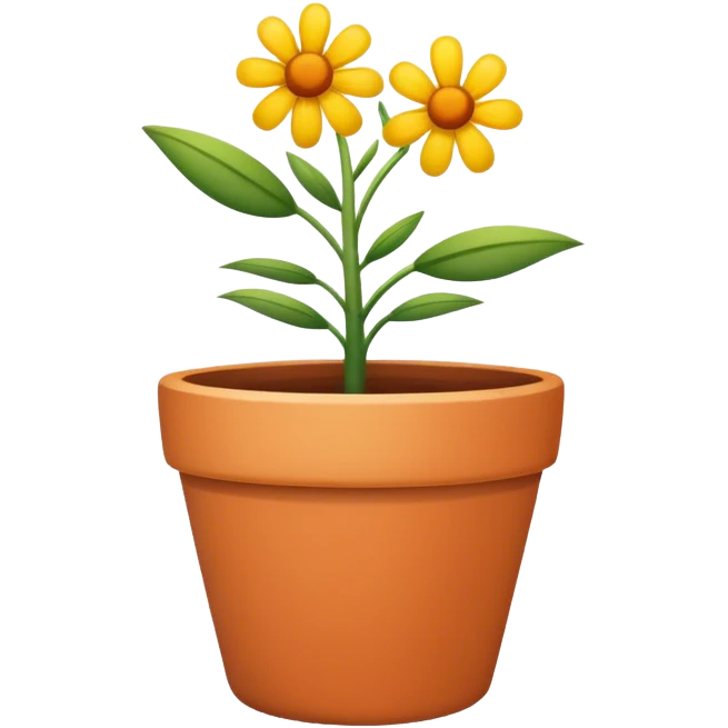 skibidi Wc flower pot emoji