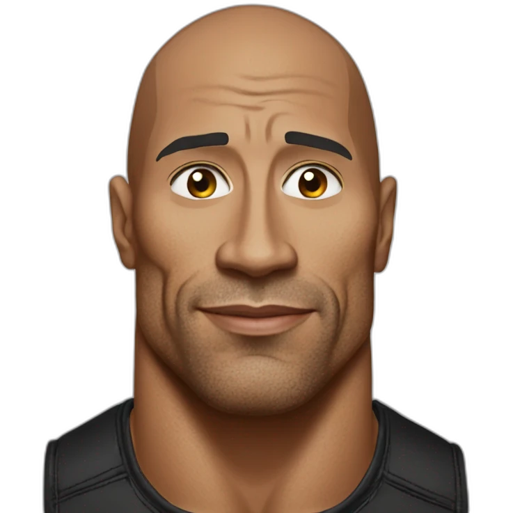 The rock en pierre emoji