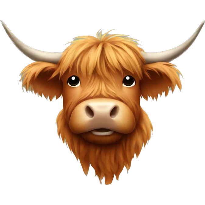 highland cow emoji