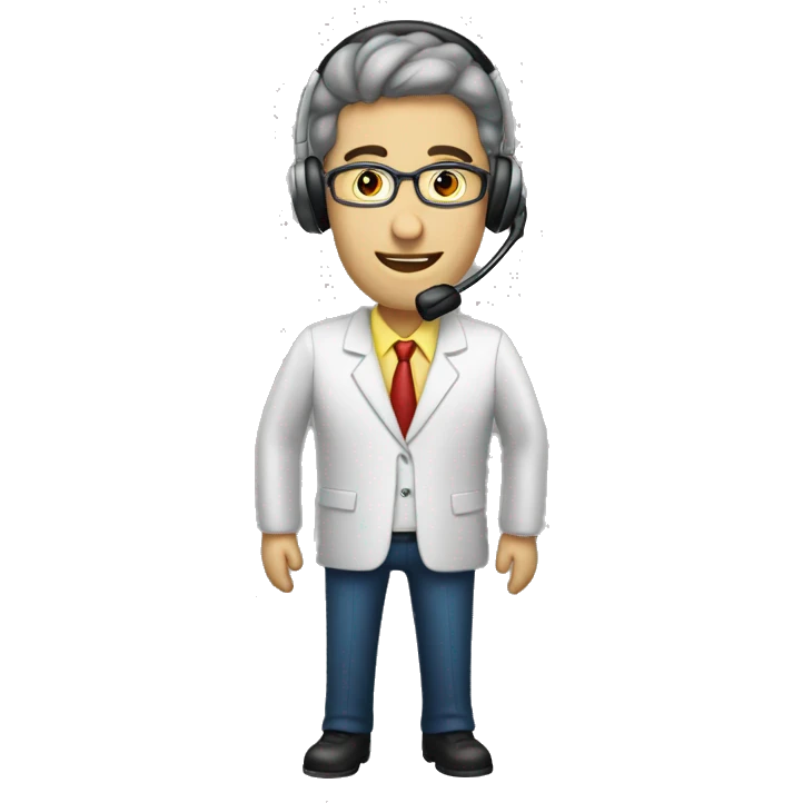 atendente telemarketing com raiva emoji
