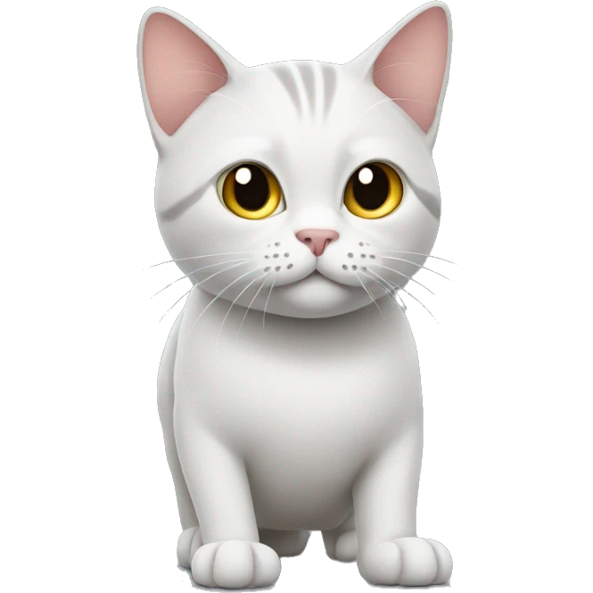 Cat does not want to take a walk emoji