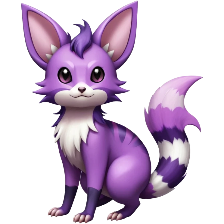 Shiny Furret-Espeon-Furret-Noibat-Noivern-Hybrid (Full body) emoji
