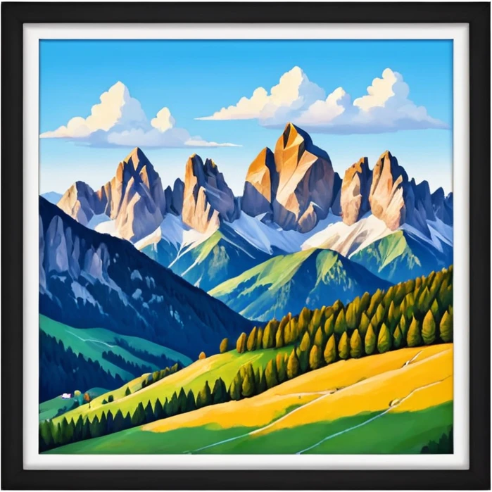 thumbnail picture mac os, painting on wall, dolomites emoji