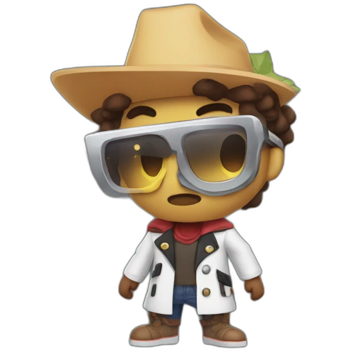 Personnage Brawl Star trop stylé emoji
