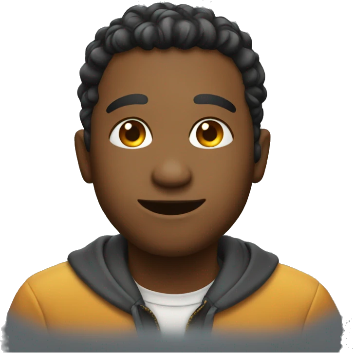 Smiling, looking away emoji